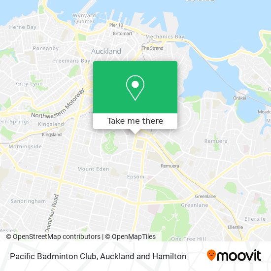 Pacific Badminton Club地图