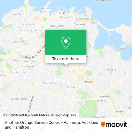 Another Orange Service Centre - Panmure map