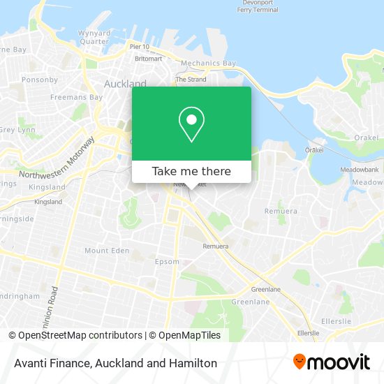 Avanti Finance map