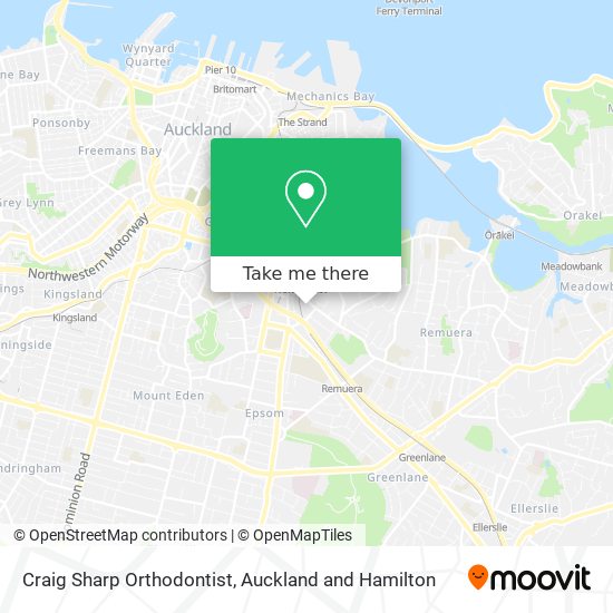 Craig Sharp Orthodontist map