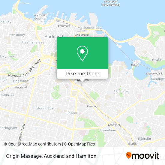 Origin Massage map