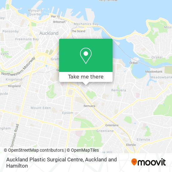 Auckland Plastic Surgical Centre map