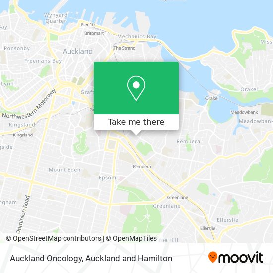 Auckland Oncology map