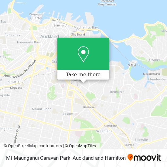 Mt Maunganui Caravan Park地图