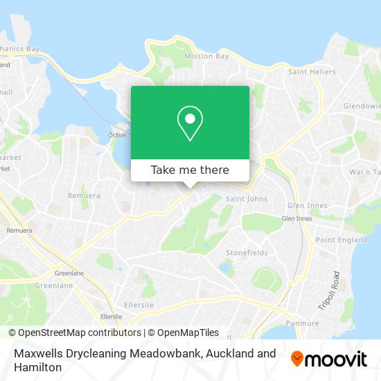 Maxwells Drycleaning Meadowbank map