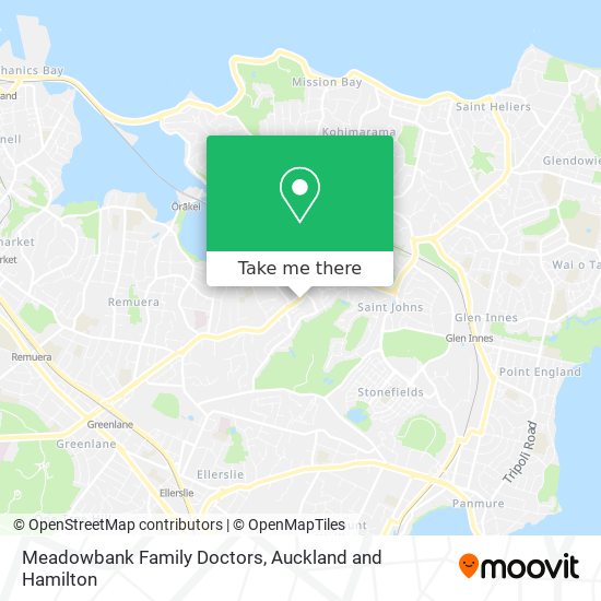 Meadowbank Family Doctors地图