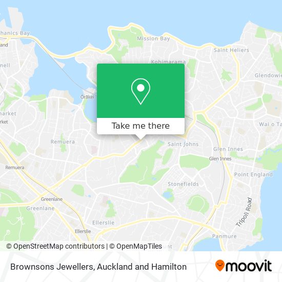 Brownsons Jewellers map