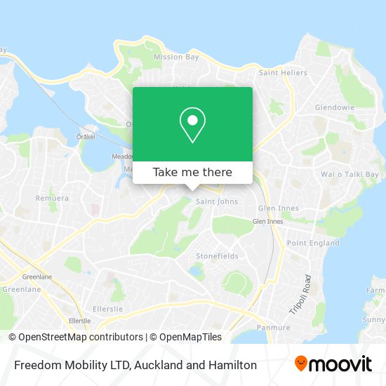 Freedom Mobility LTD map