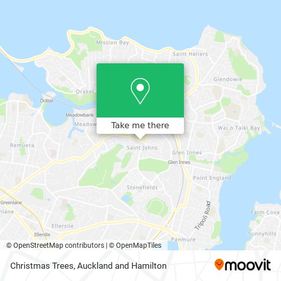 Christmas Trees map