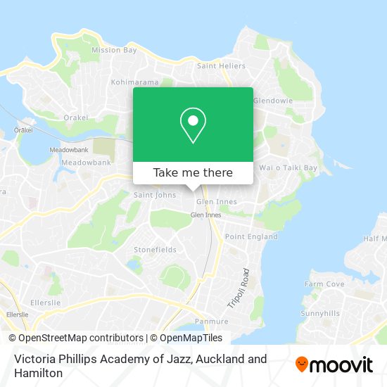 Victoria Phillips Academy of Jazz map