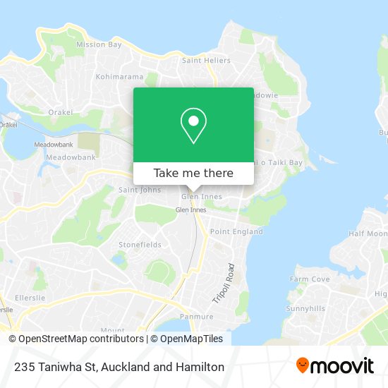 235 Taniwha St map