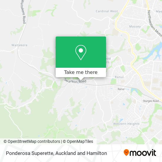 Ponderosa Superette map