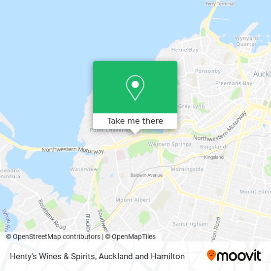 Henty's Wines & Spirits map