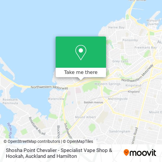 Shosha Point Chevalier - Specialist Vape Shop & Hookah map