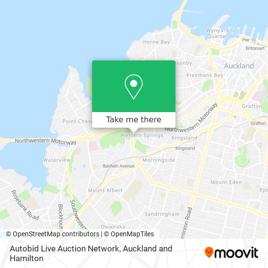 Autobid Live Auction Network map