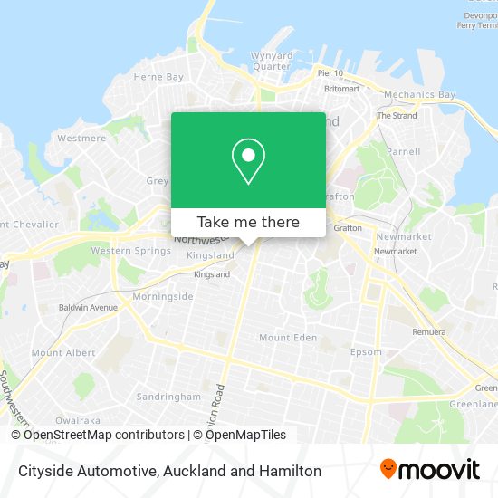 Cityside Automotive map