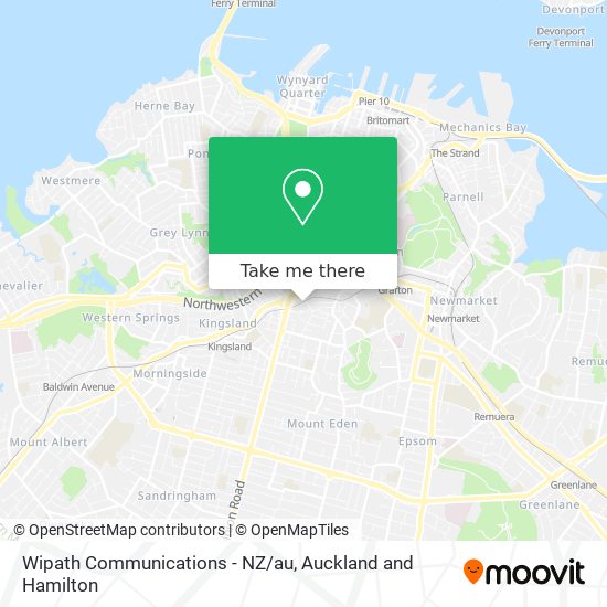 Wipath Communications - NZ/au map