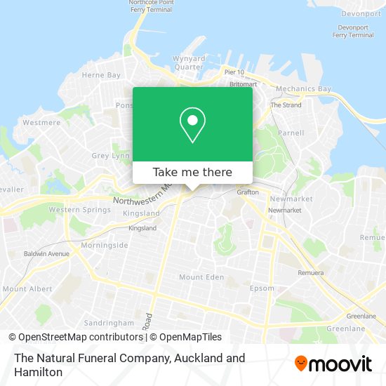 The Natural Funeral Company map