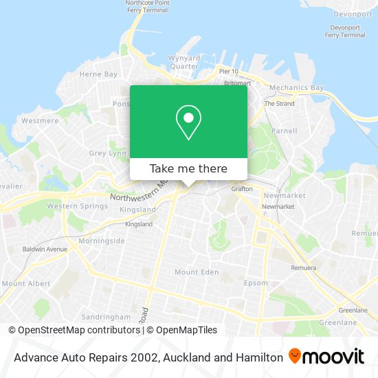 Advance Auto Repairs 2002 map