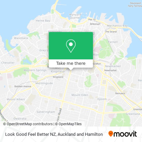 Look Good Feel Better NZ map