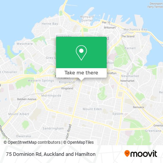 75 Dominion Rd map