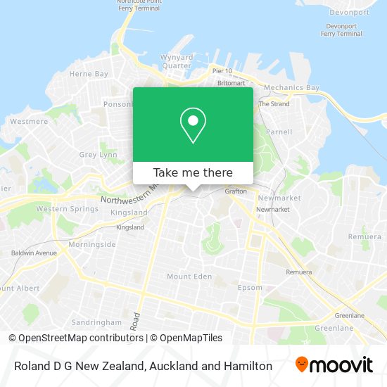 Roland D G New Zealand地图