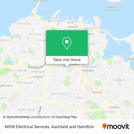 MDW Electrical Services map