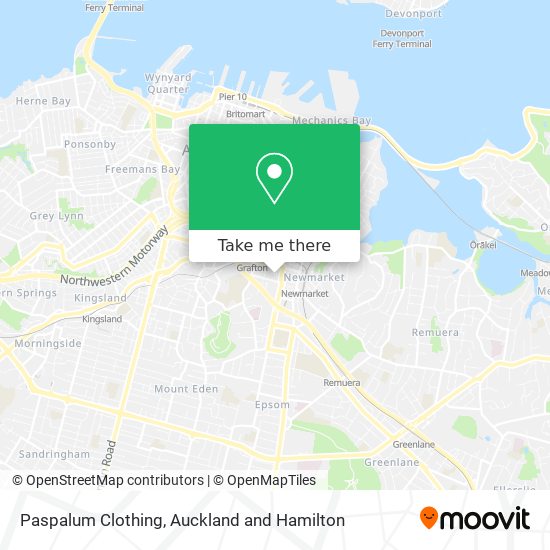 Paspalum Clothing map