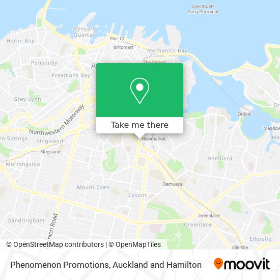 Phenomenon Promotions map