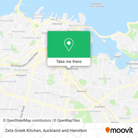 Zeta Greek Kitchen map