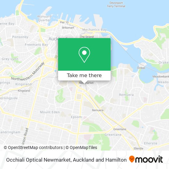 Occhiali Optical Newmarket map