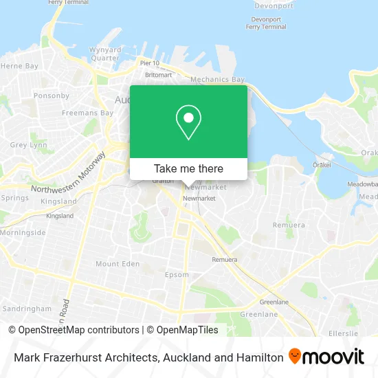 Mark Frazerhurst Architects map