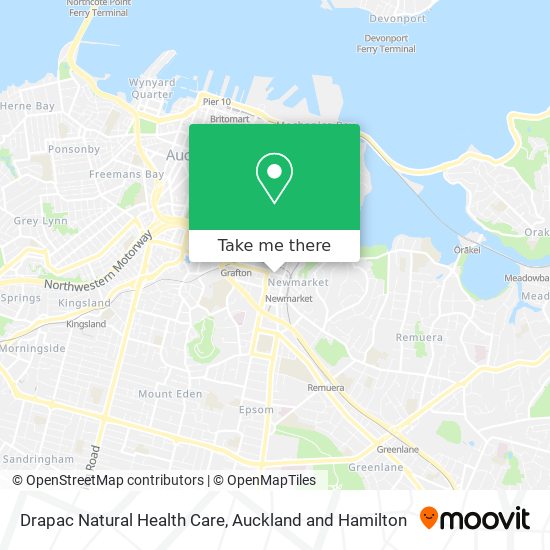 Drapac Natural Health Care map