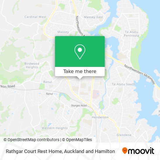 Rathgar Court Rest Home map