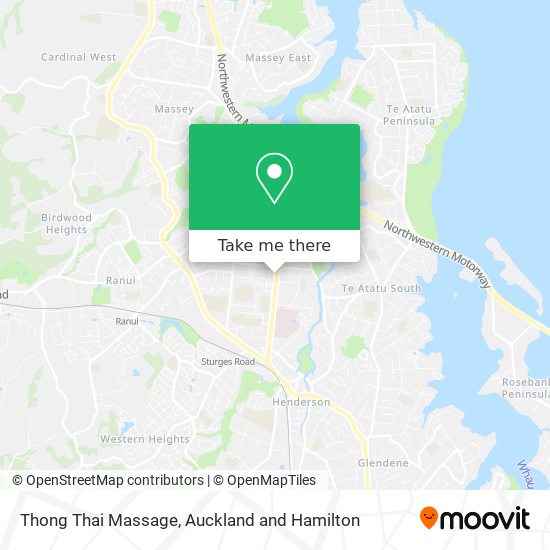 Thong Thai Massage map