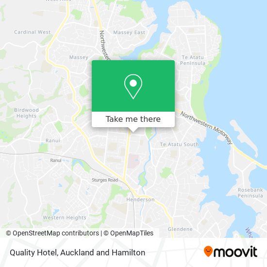 Quality Hotel map