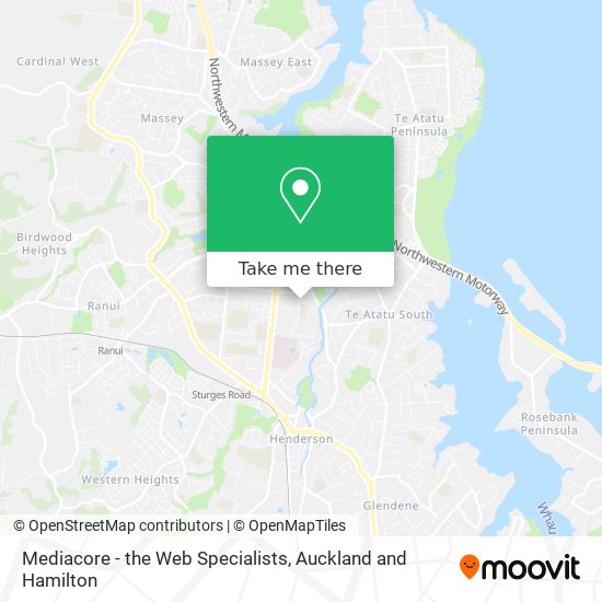Mediacore - the Web Specialists map