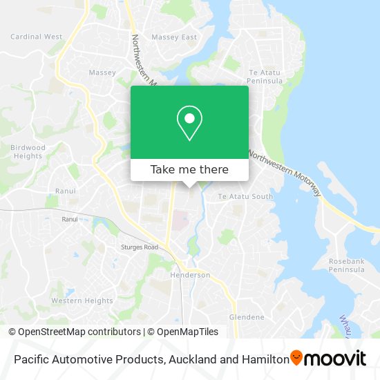 Pacific Automotive Products map
