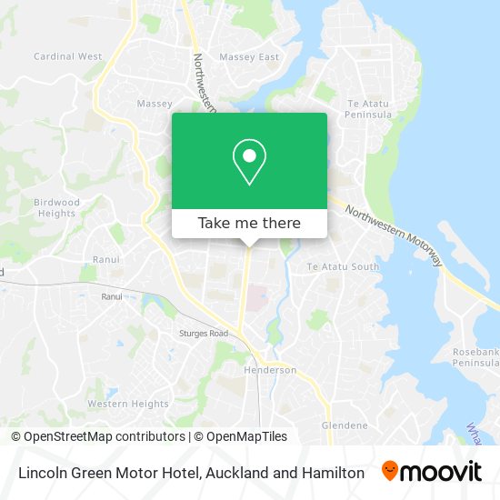 Lincoln Green Motor Hotel map