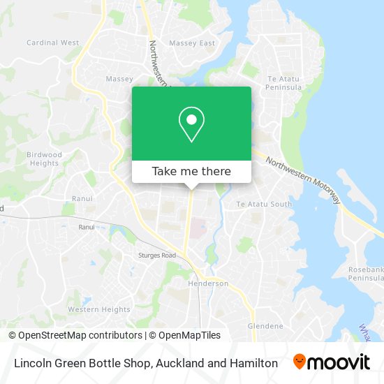 Lincoln Green Bottle Shop map