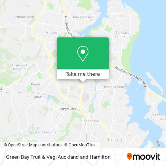 Green Bay Fruit & Veg map