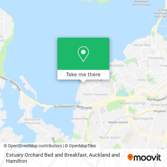 Estuary Orchard Bed and Breakfast map