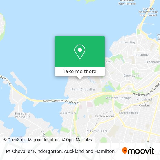 Pt Chevalier Kindergarten map