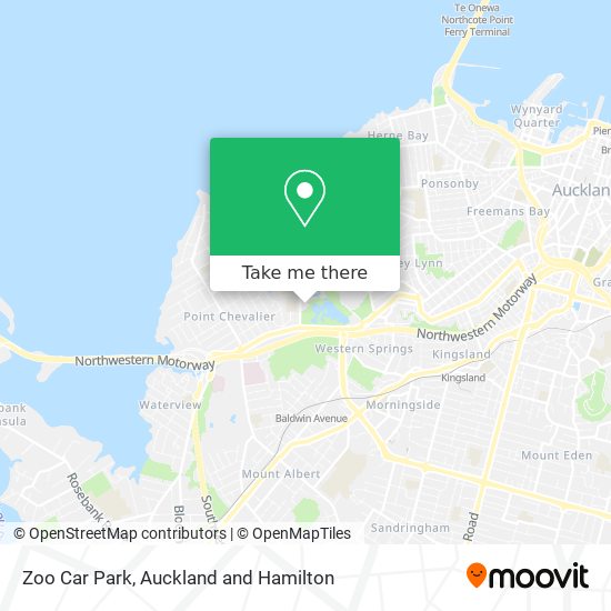 Zoo Car Park map