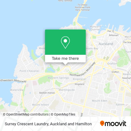 Surrey Crescent Laundry map