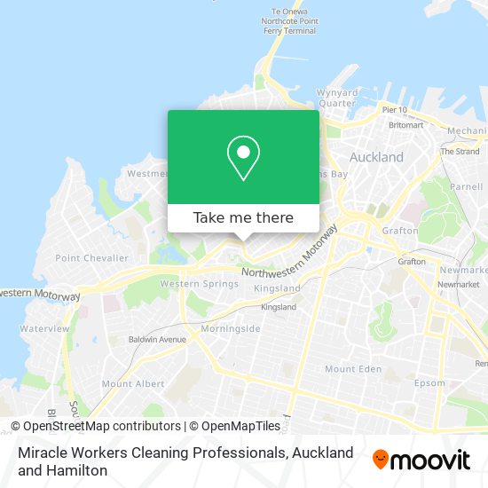 Miracle Workers Cleaning Professionals map