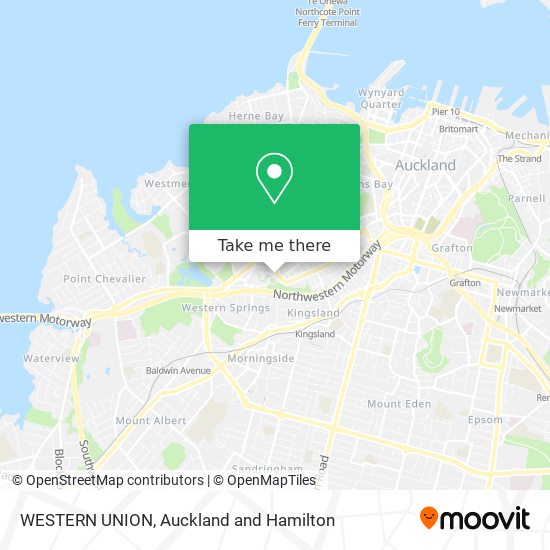 WESTERN UNION map