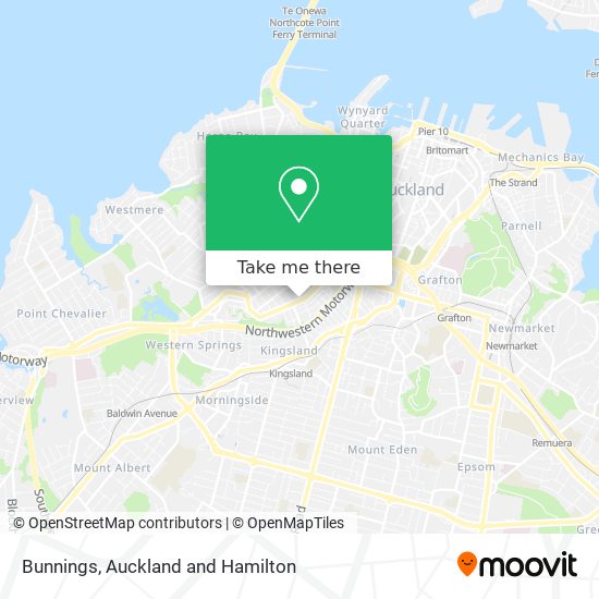 Bunnings map