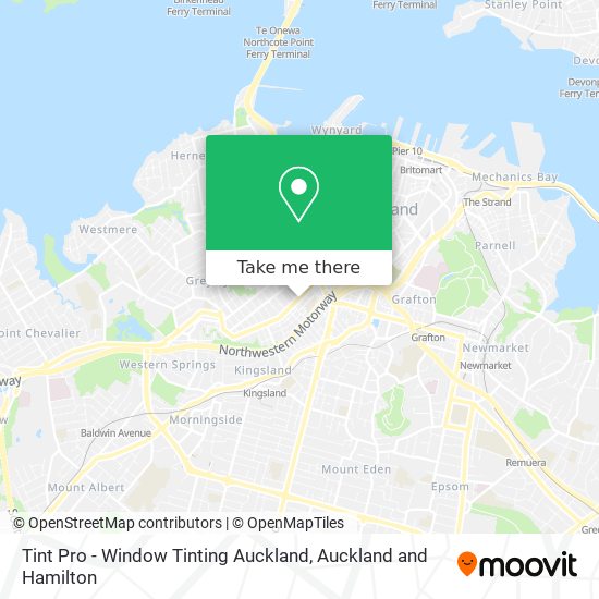 Tint Pro - Window Tinting Auckland map