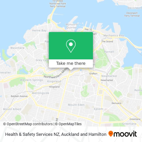 Health & Safety Services NZ map